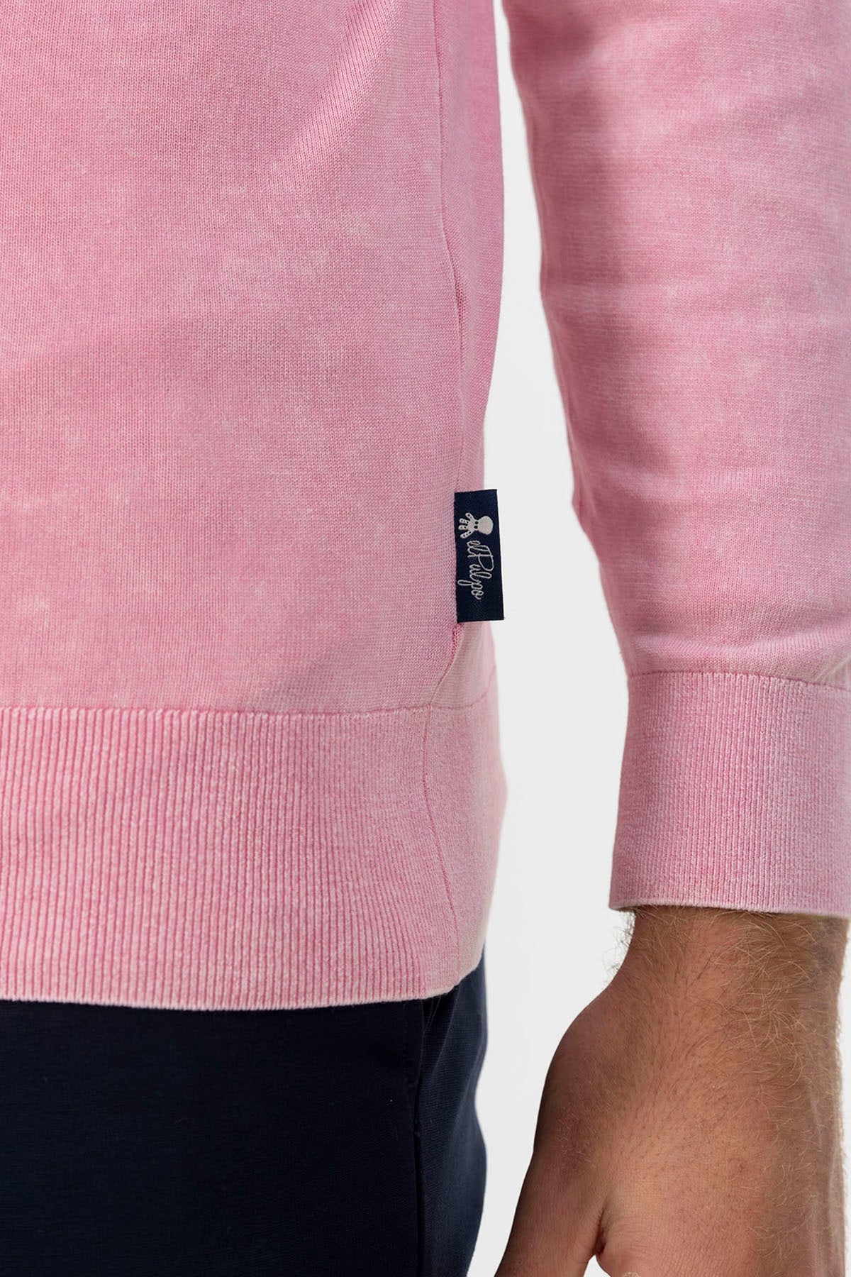 JERSEY BÁSICO ROSA EXTRA FINO LAVADO