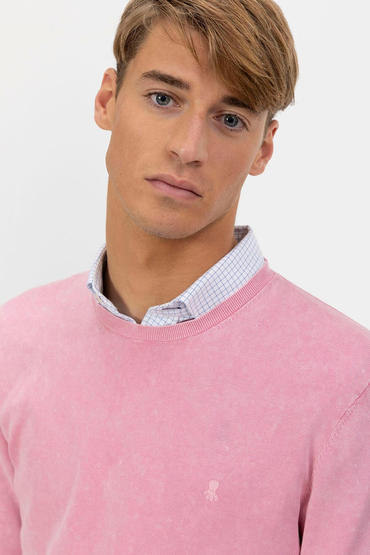 JERSEY BÁSICO ROSA EXTRA FINO LAVADO