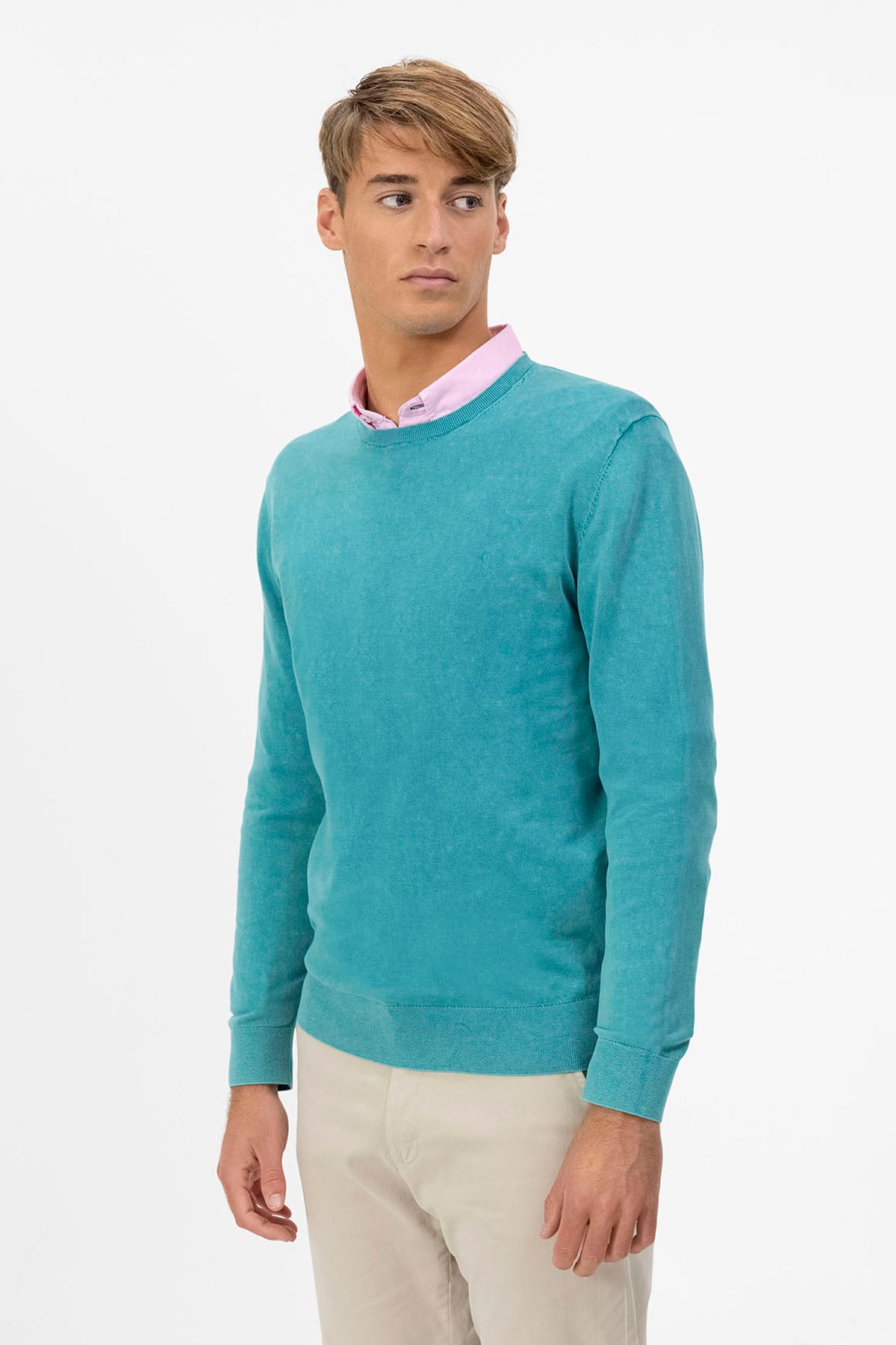 JERSEY BÁSICO EXTRA FINO LAVADO AZUL SAFIRA