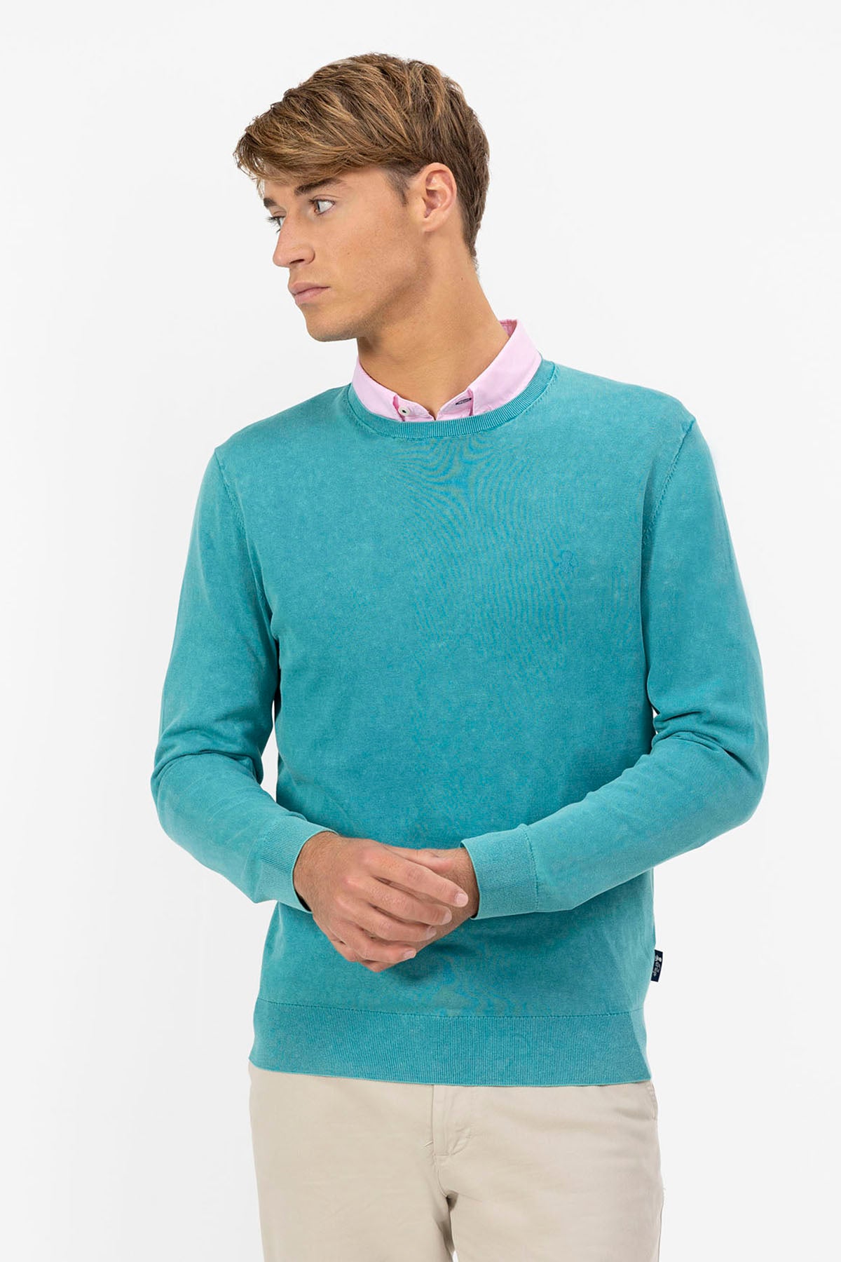 JERSEY BÁSICO EXTRA FINO LAVADO AZUL SAFIRA