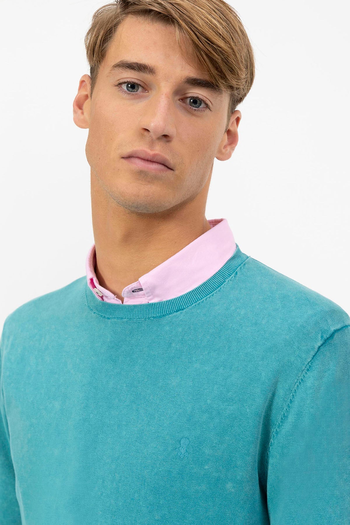 JERSEY BÁSICO EXTRA FINO LAVADO AZUL SAFIRA