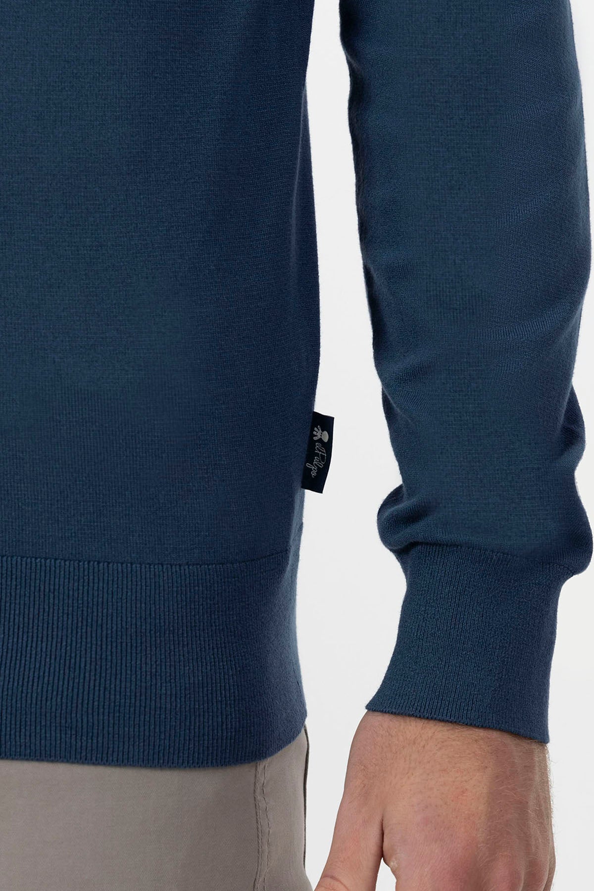 BASIC JERSEY INDIGO LOGO