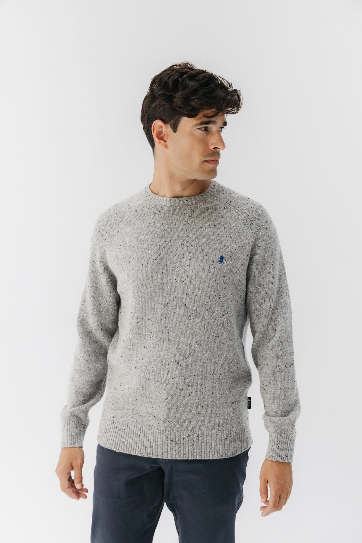 JERSEY PUNTO JASPEADO GRIS VIGORÉ