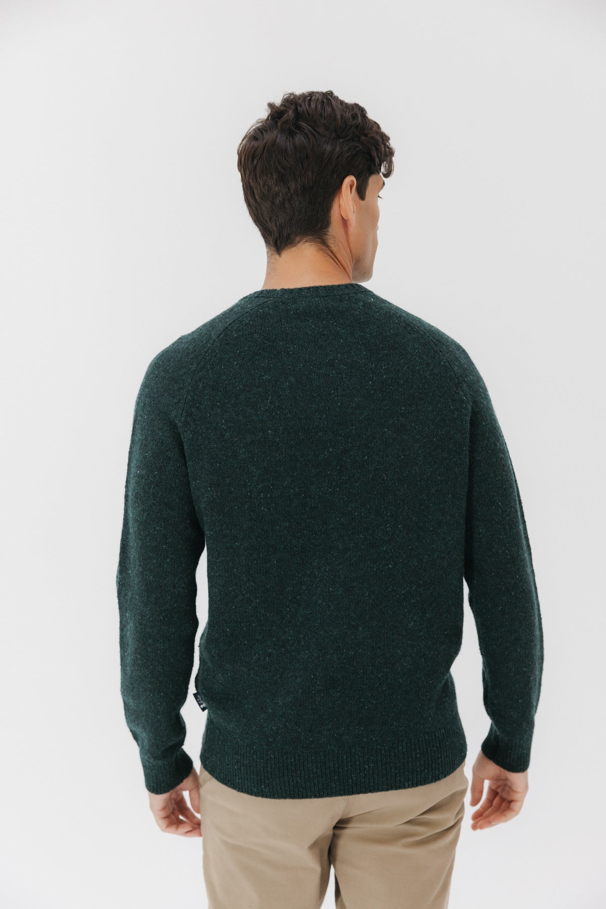 JERSEY PUNTO JASPEADO VERDE BOTELLA