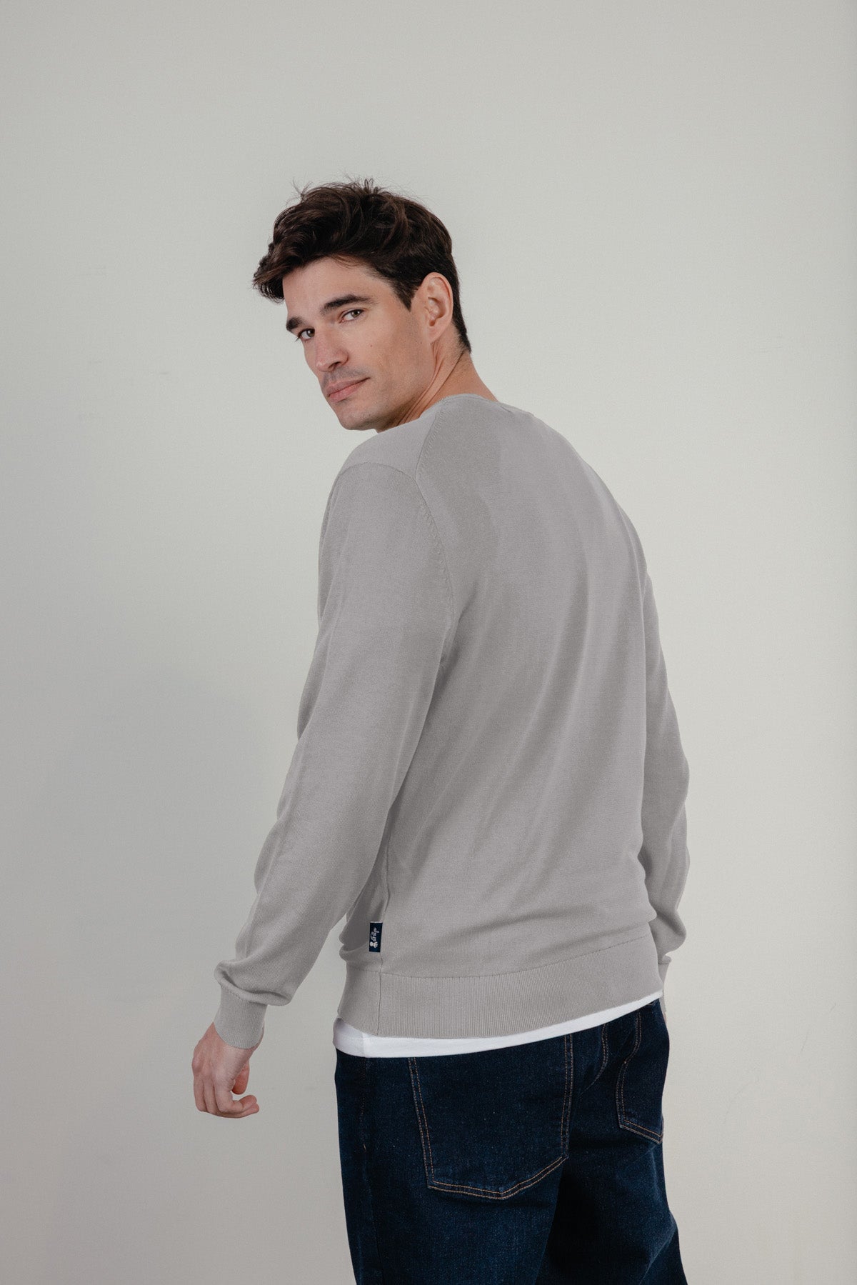 Jersey logo bordado antracita