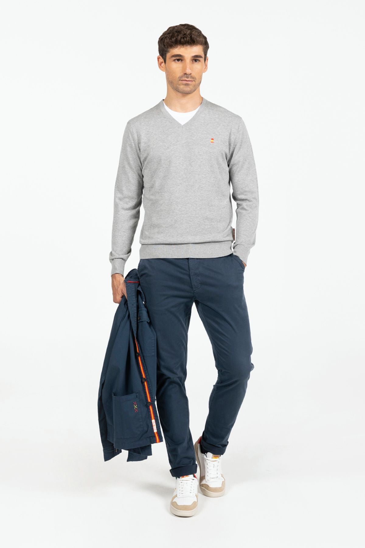 JERSEY CUELLO PICO RFEF GRIS VIGORÉ