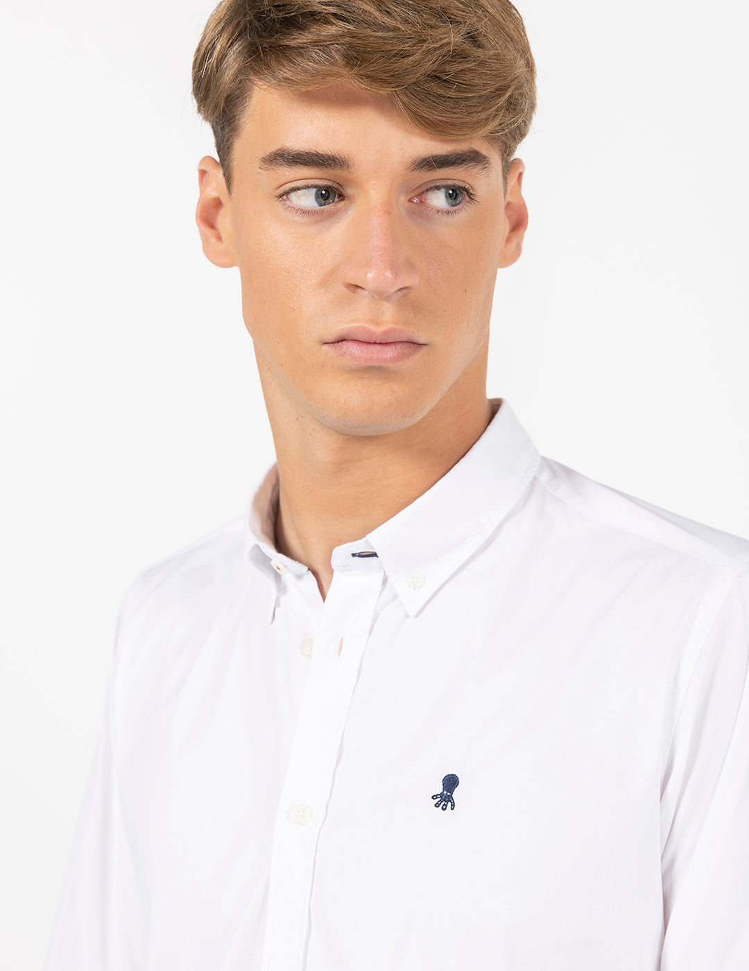 BASIC WHITE LOGO SHIRT