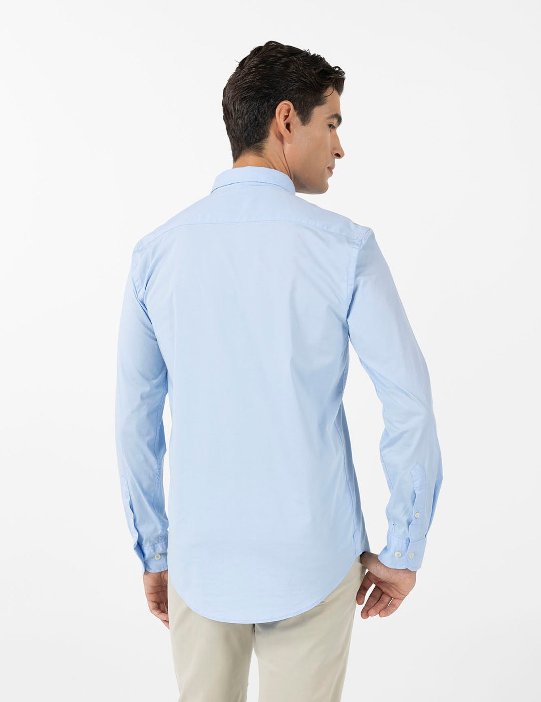 CAMISA BASIC LOGO AZUL CAPRI