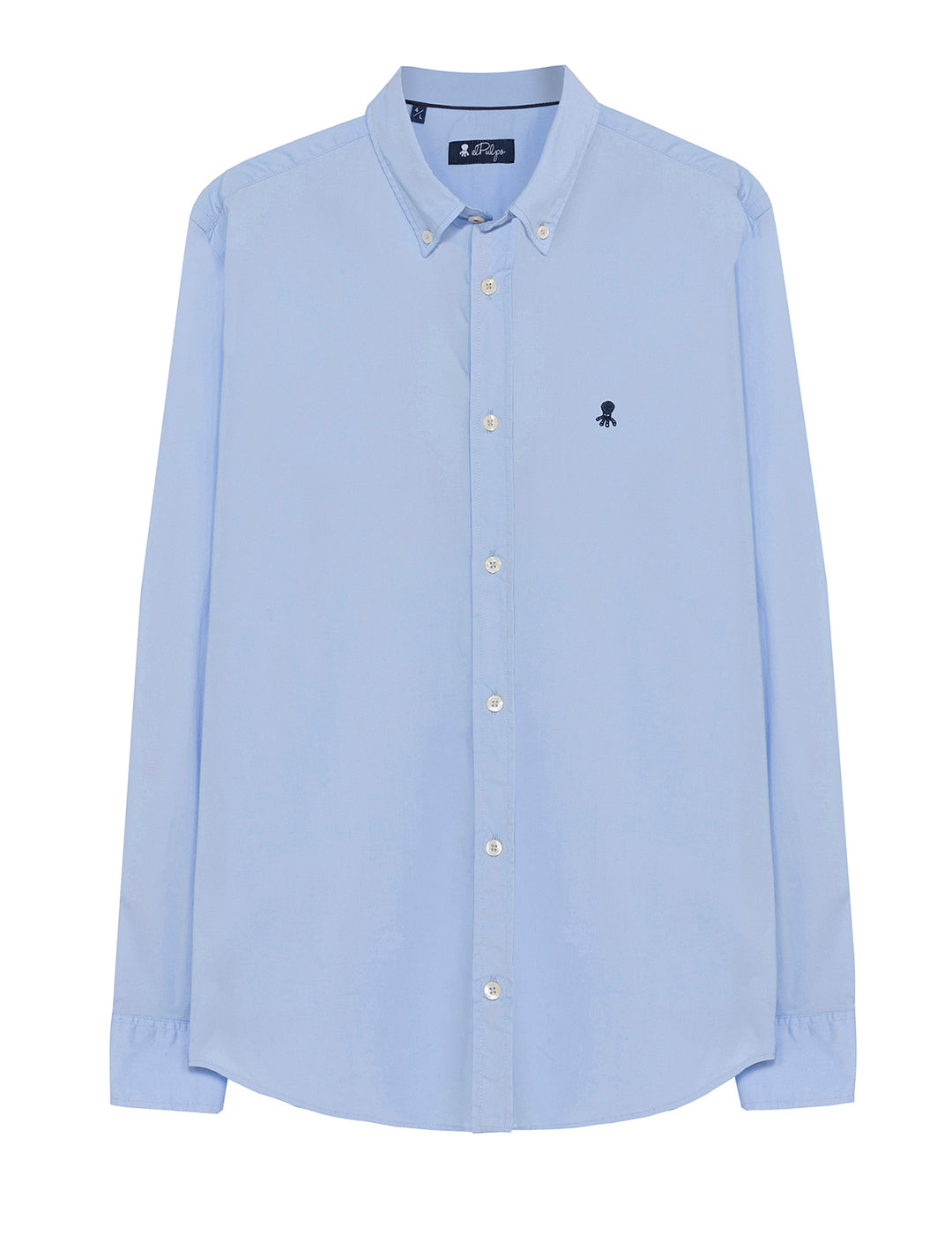 CAMISA BASIC LOGO AZUL CAPRI