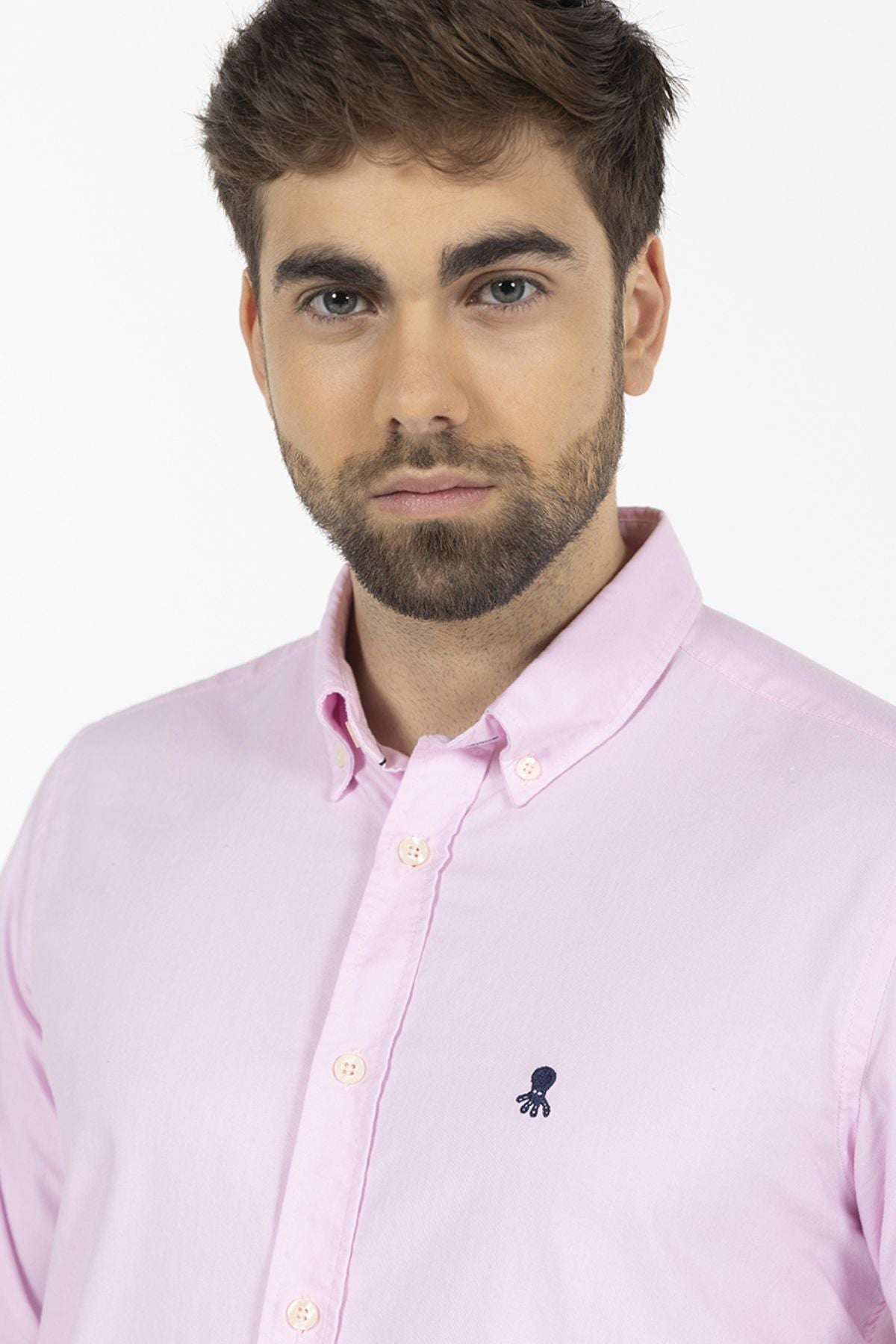 CAMISA BASIC PINTPOINT ROSA