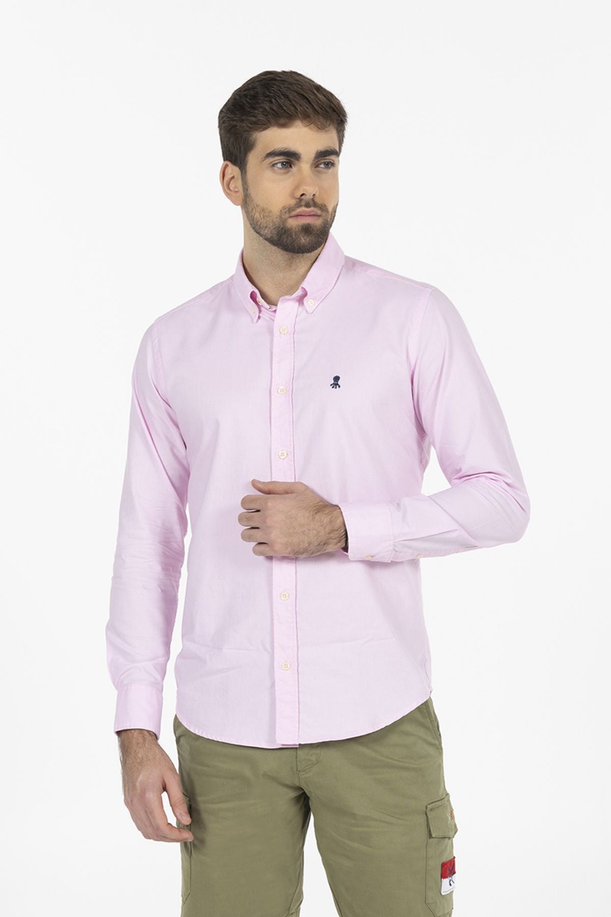 CAMISA BASIC PINTPOINT ROSA