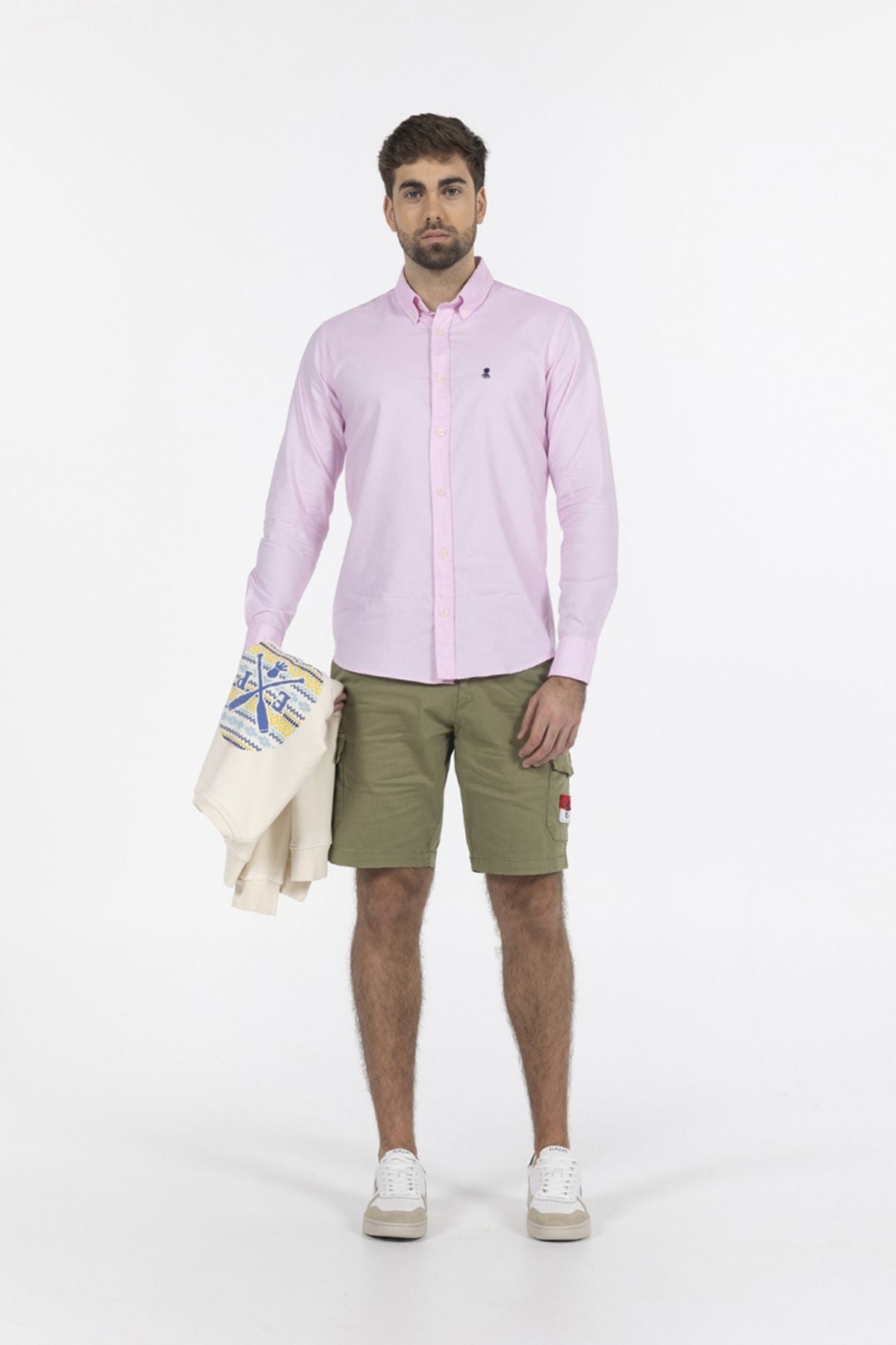 CAMISA BASIC PINTPOINT ROSA