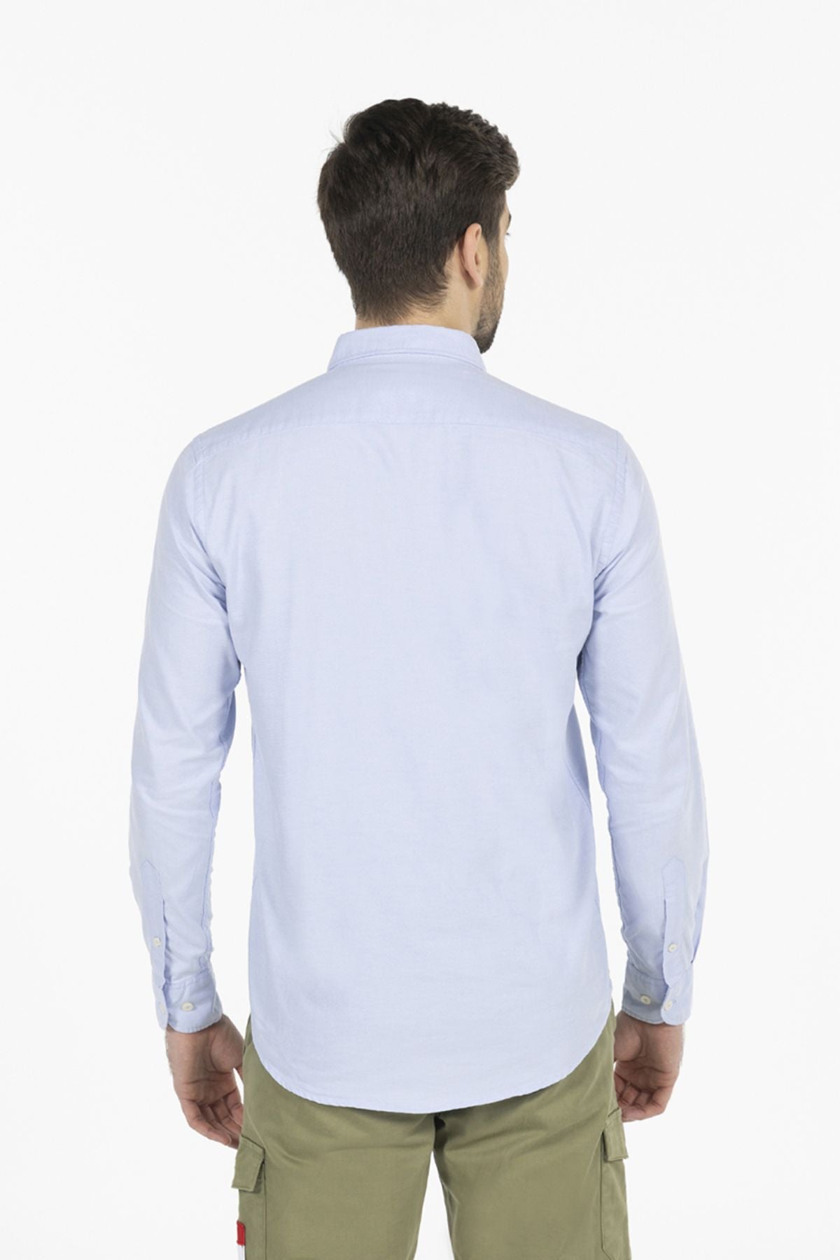 CAPRI BLUE PINTPOINT BASIC SHIRT