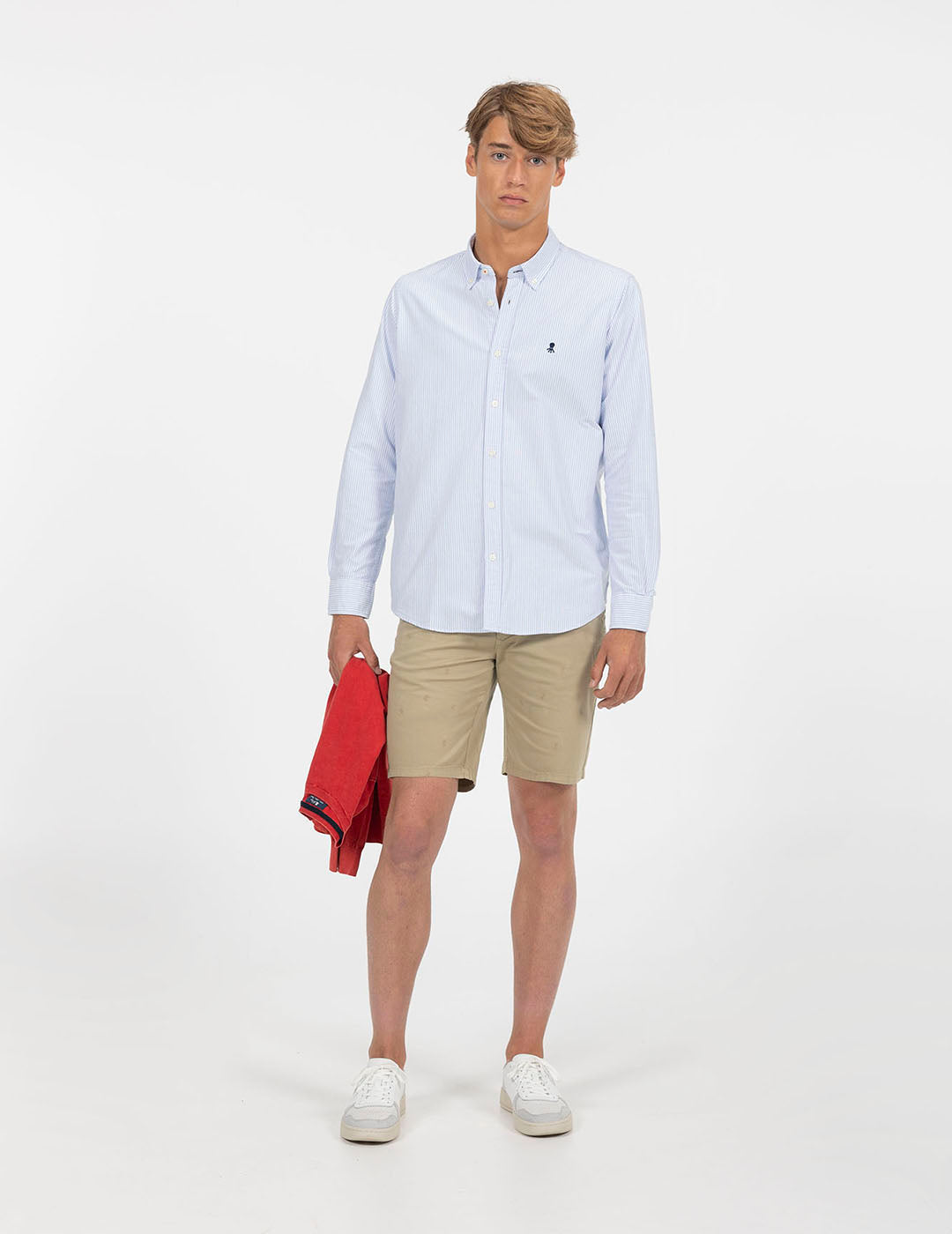CAMISA STRIPED PINTPOINT ÍNDIGO