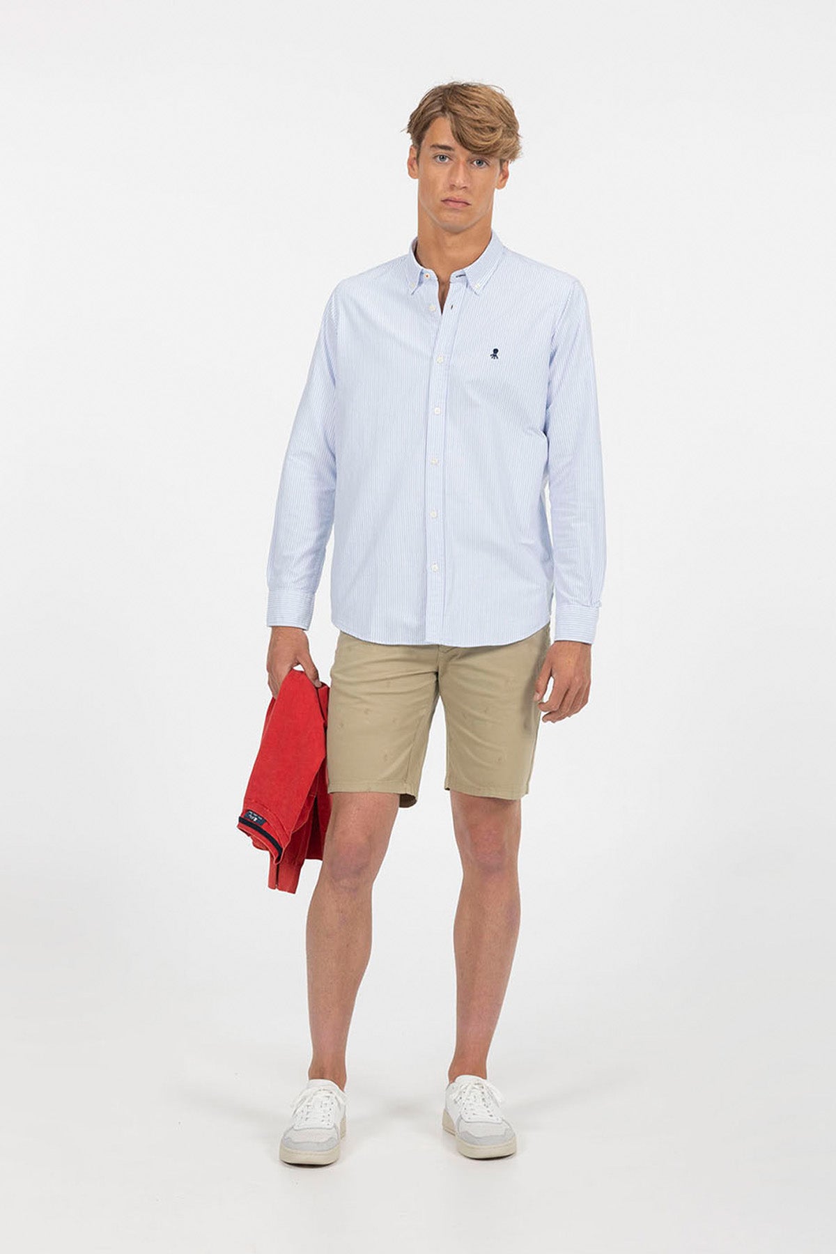 CAMISA LISTRADA ÍNDIGO PINTPOINT