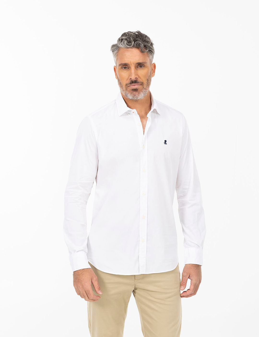 CAMISA NEW BASIC LOGO BLANCO