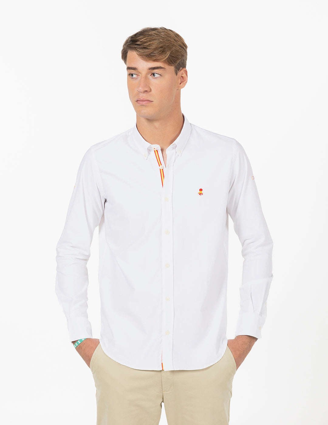 RFEF OXFORD SHIRT PURE WHITE
