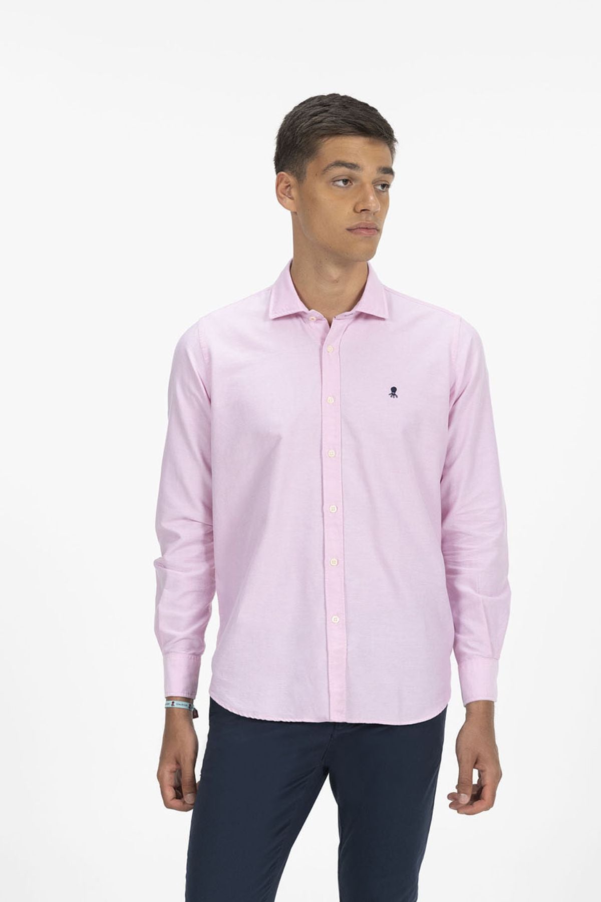 CAMISA BÁSICA OXFORD ROSA