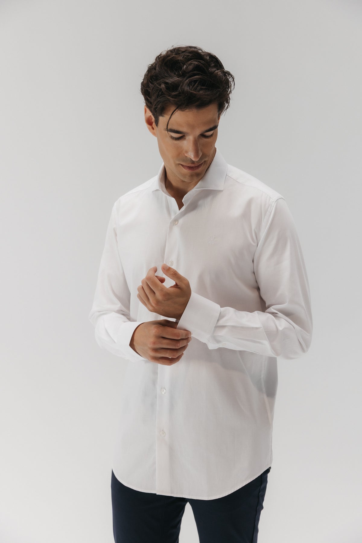 CAMISA VESTIR OXFORD ROYAL BLANCO PURO