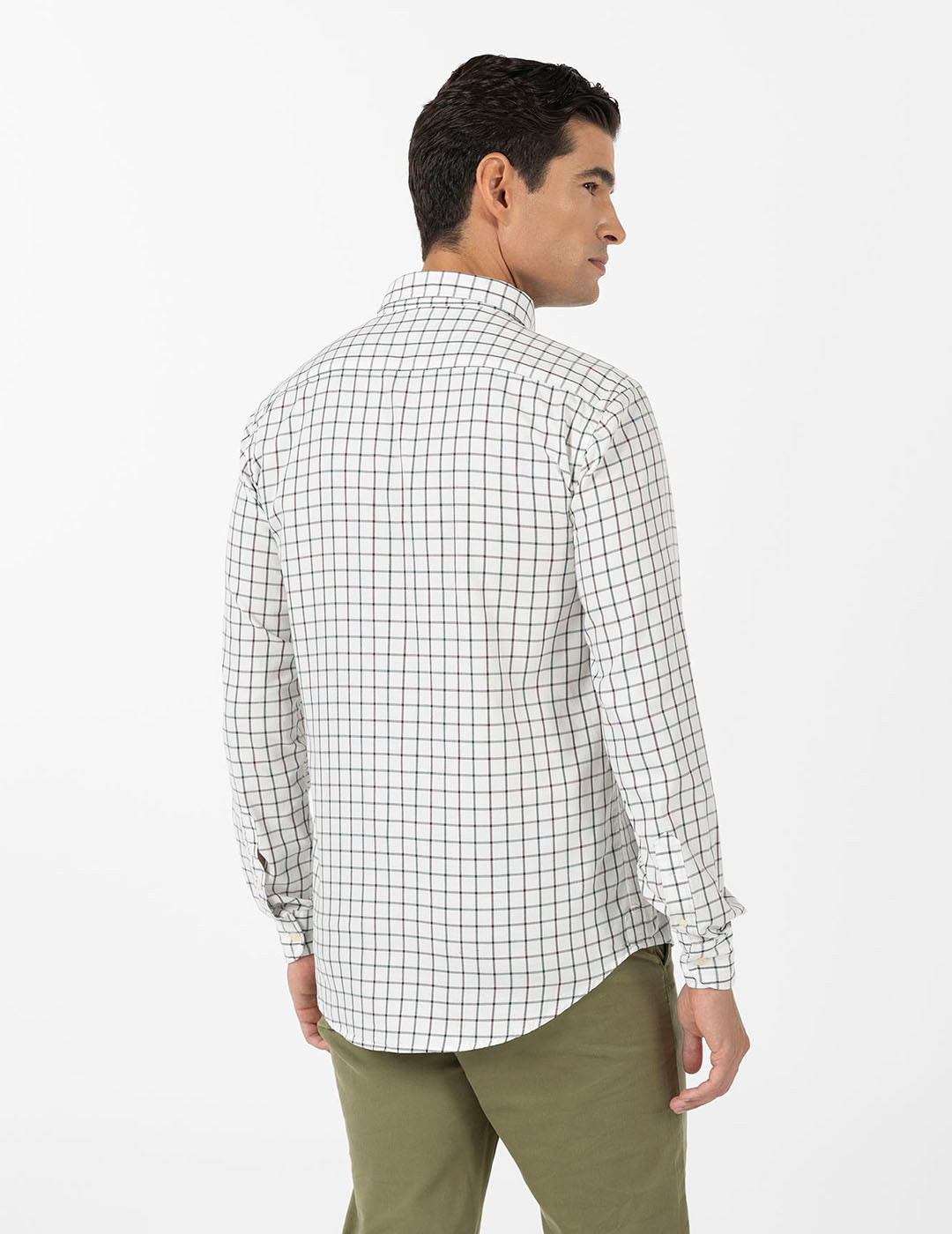 CAMISA MILITAR MARRÓN CHOCOLATE