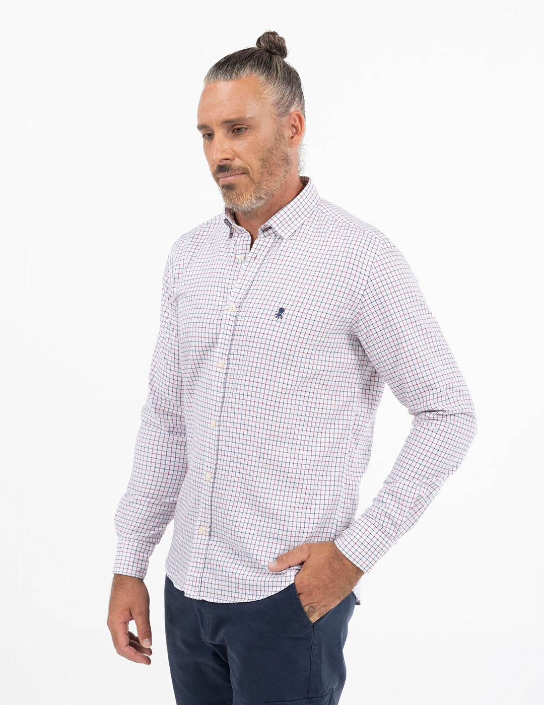 CAMISA CAOBA BLANCO