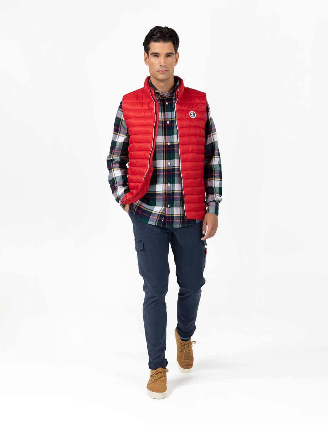 CAMISA MULTI COLORS VERDE BOTELLA