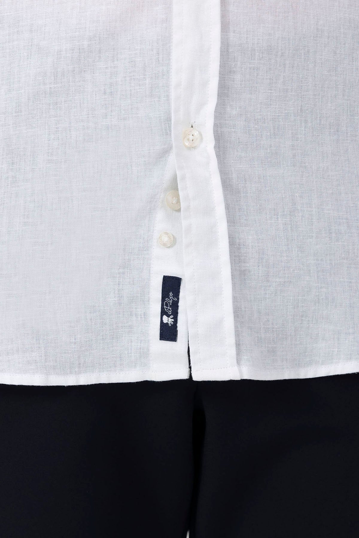 CAMISOLA DE LINHO BRANCA PARTIDA