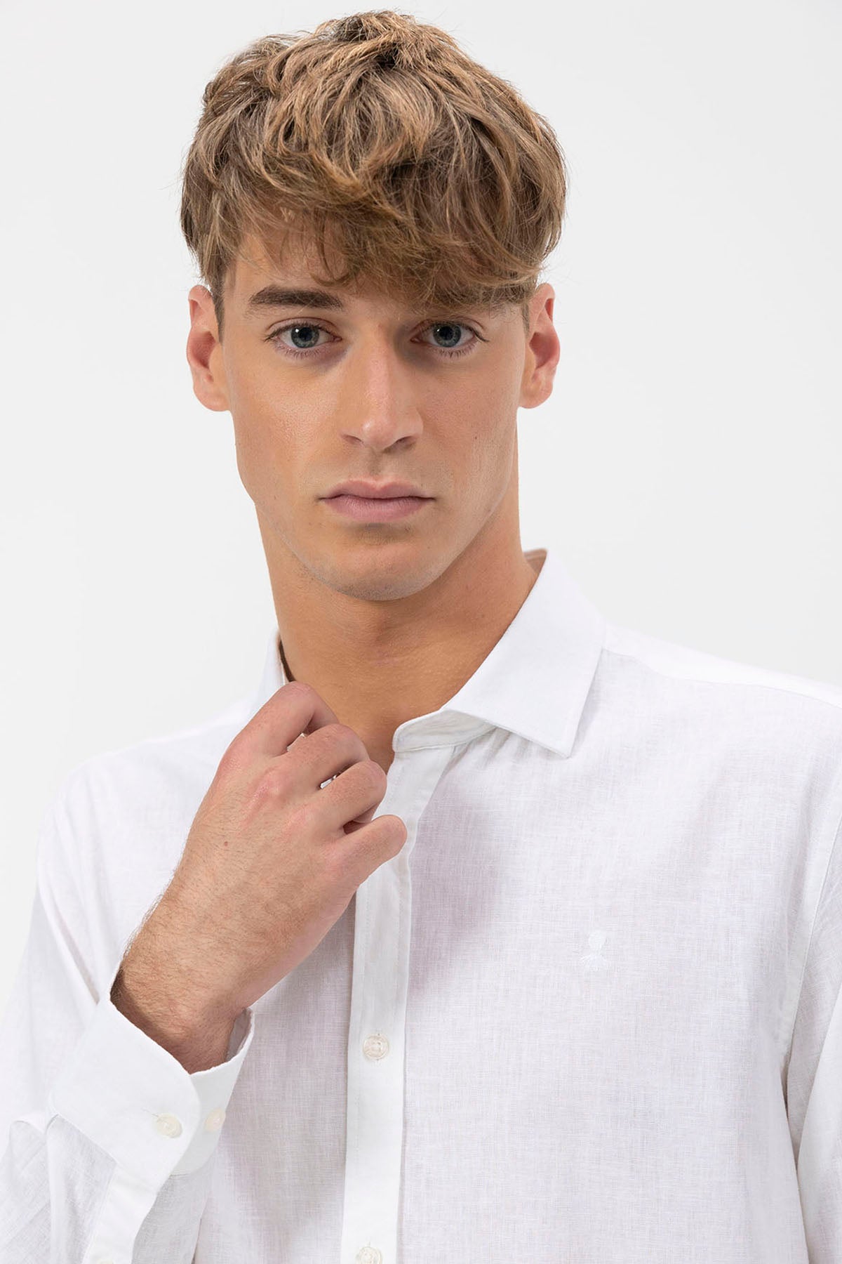 CAMISOLA DE LINHO BRANCA PARTIDA