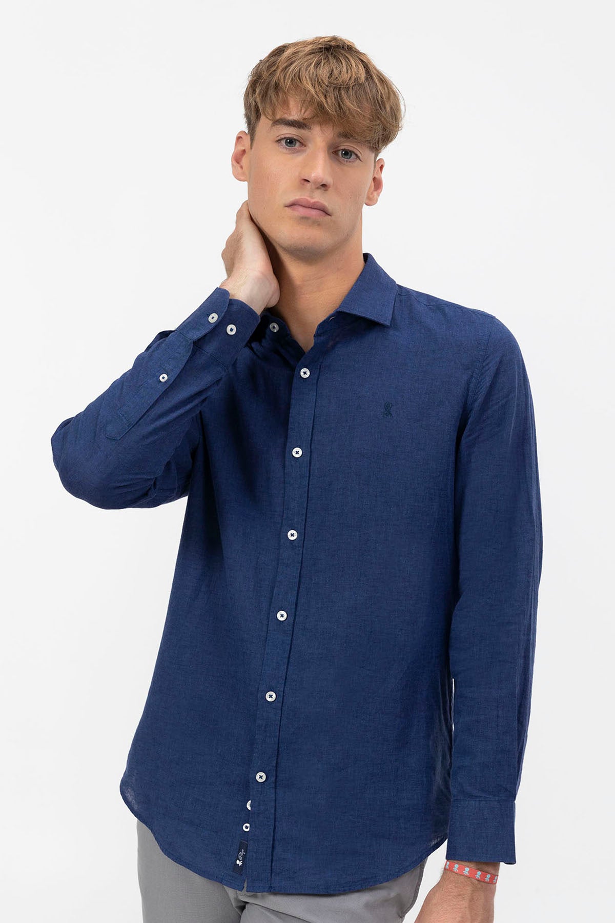 CAMISA DE LINHO AZUL