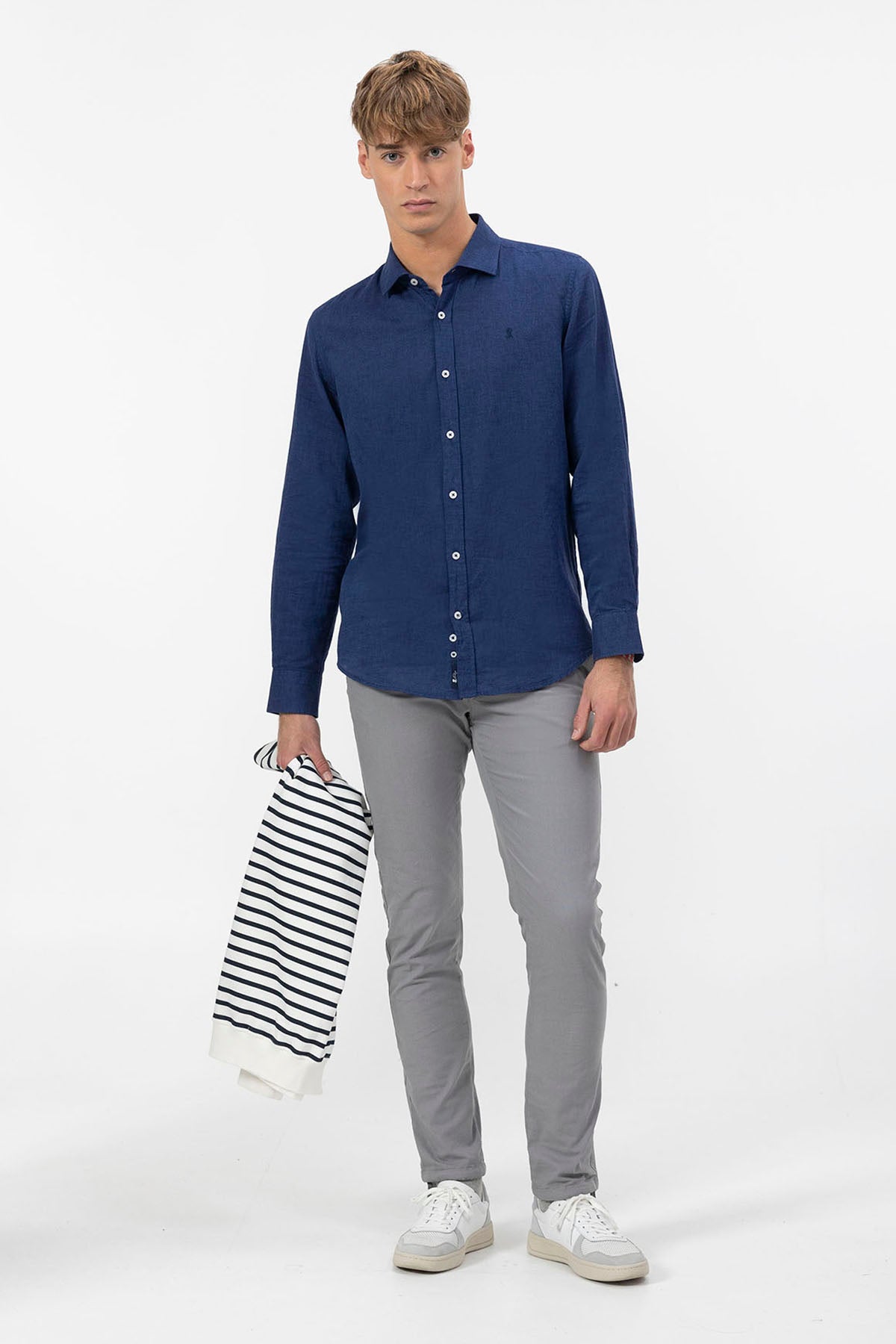 CAMISA DE LINHO AZUL