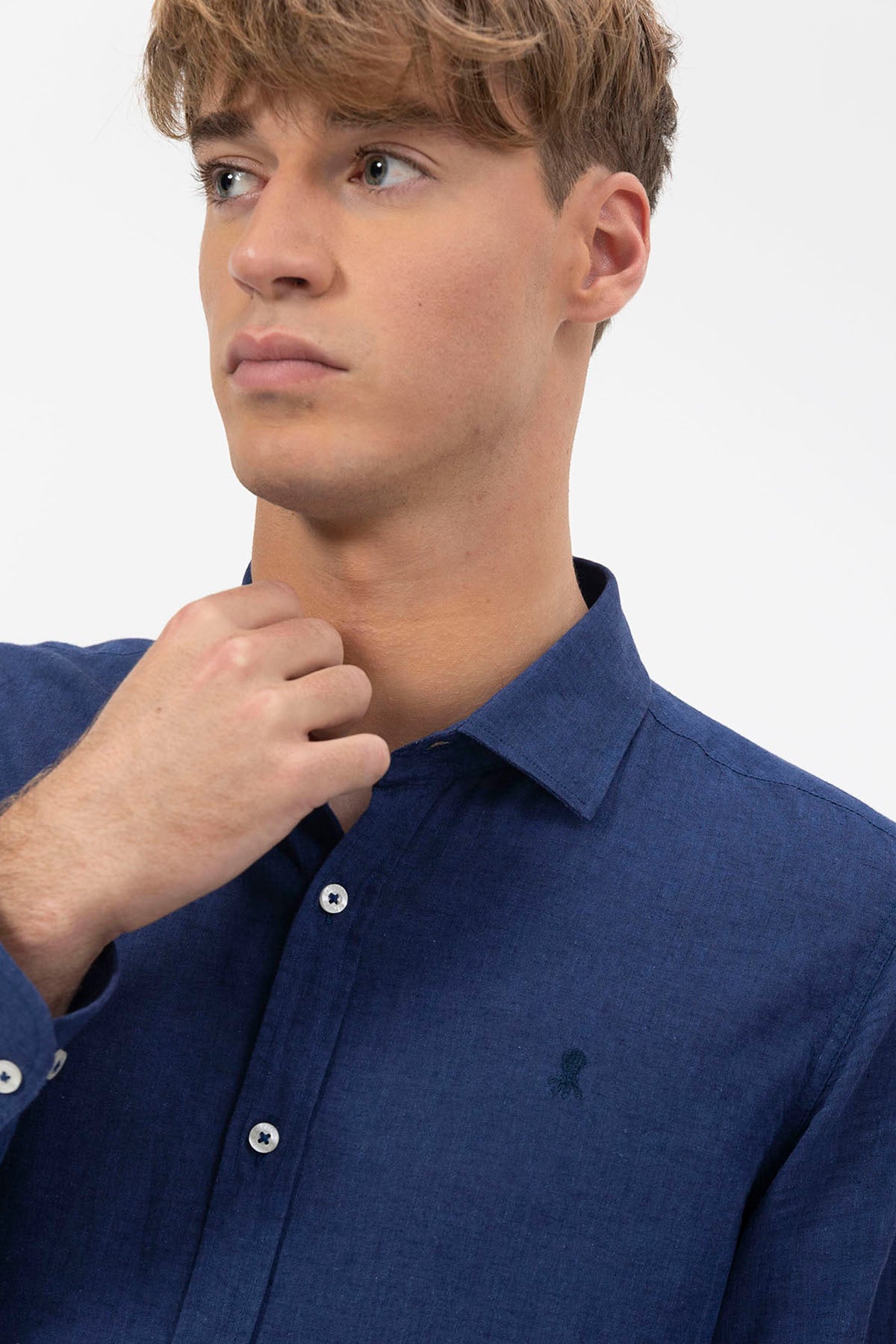 CAMISA DE LINHO AZUL