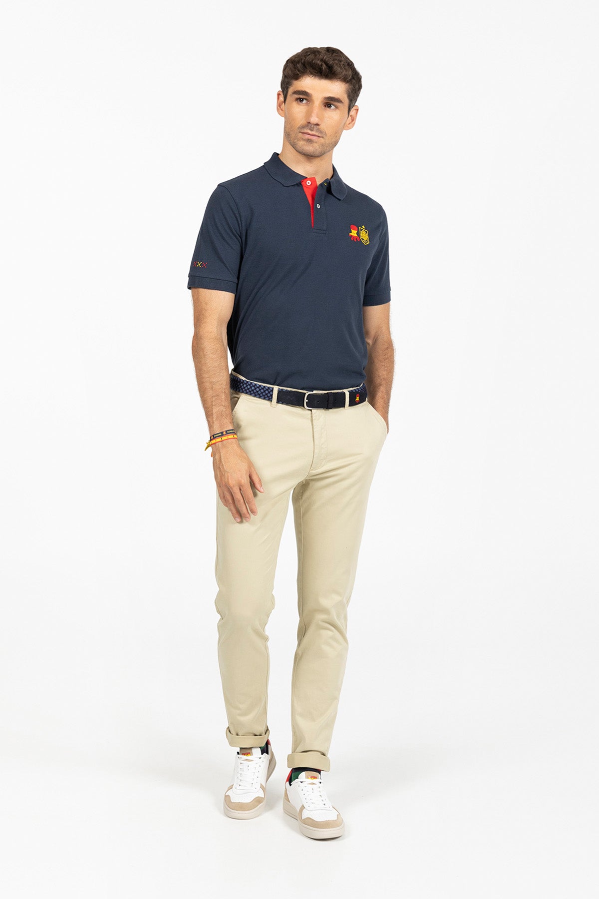 CALÇA CHINO BEGE RFEF