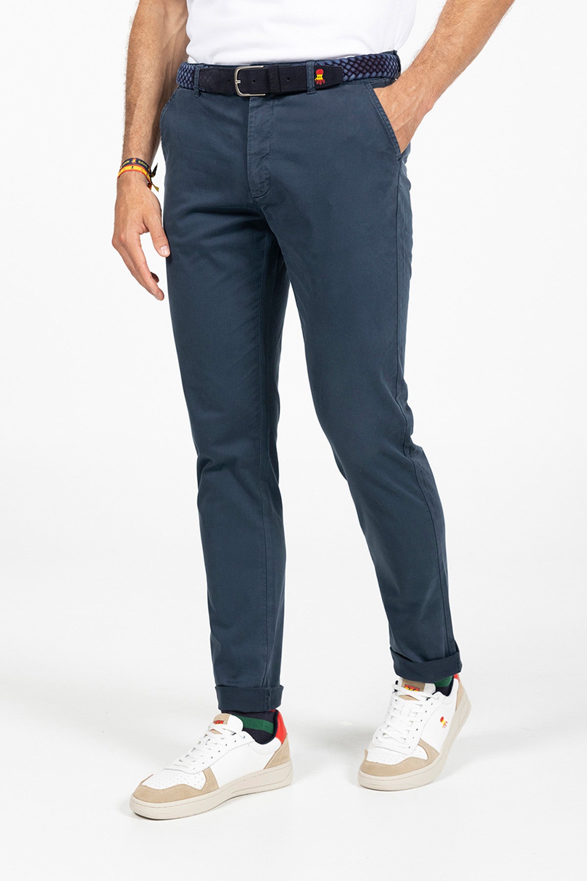 RFEF CHINO PANTS NAVY BLUE