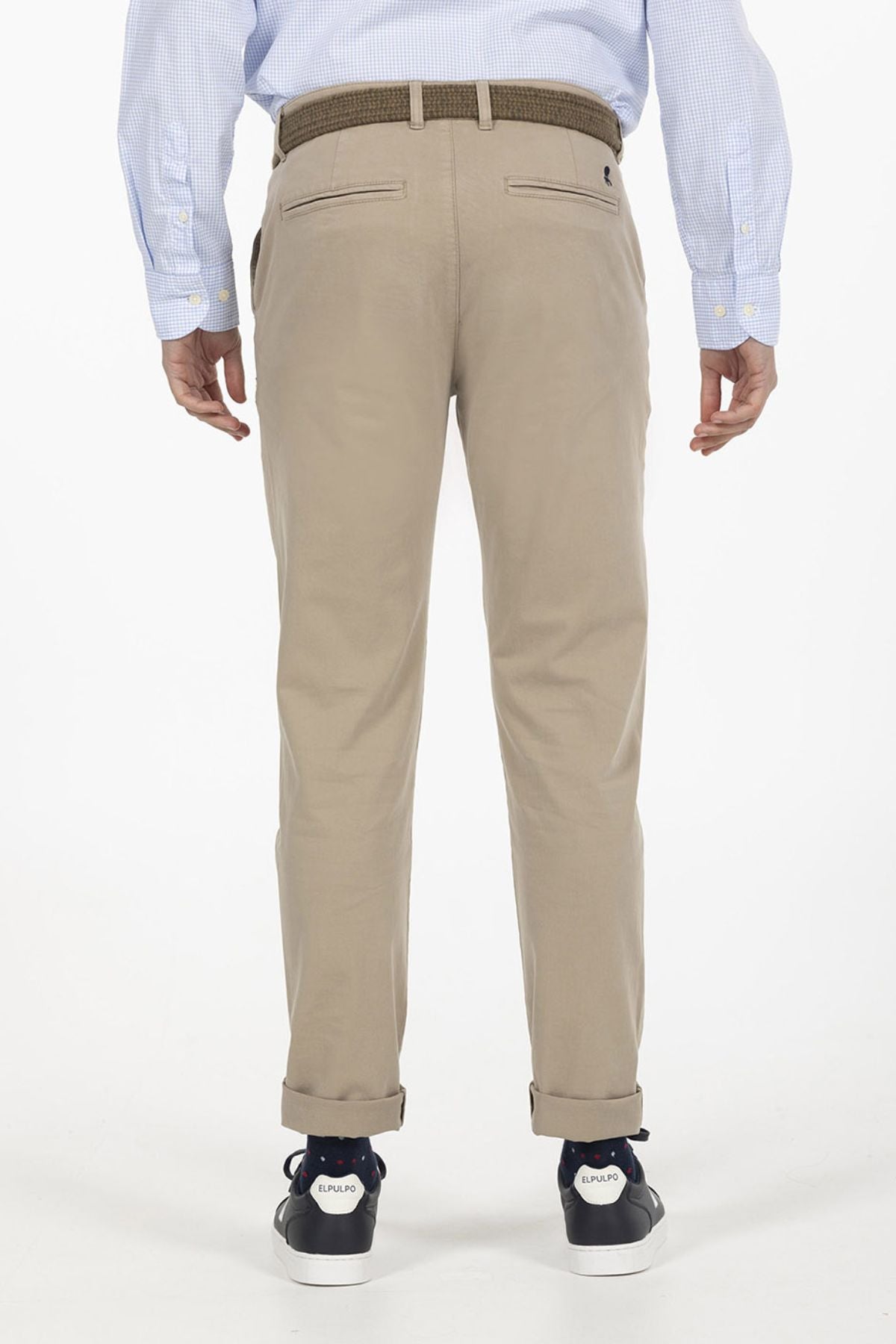 PANTALÓN CHINO TOPO