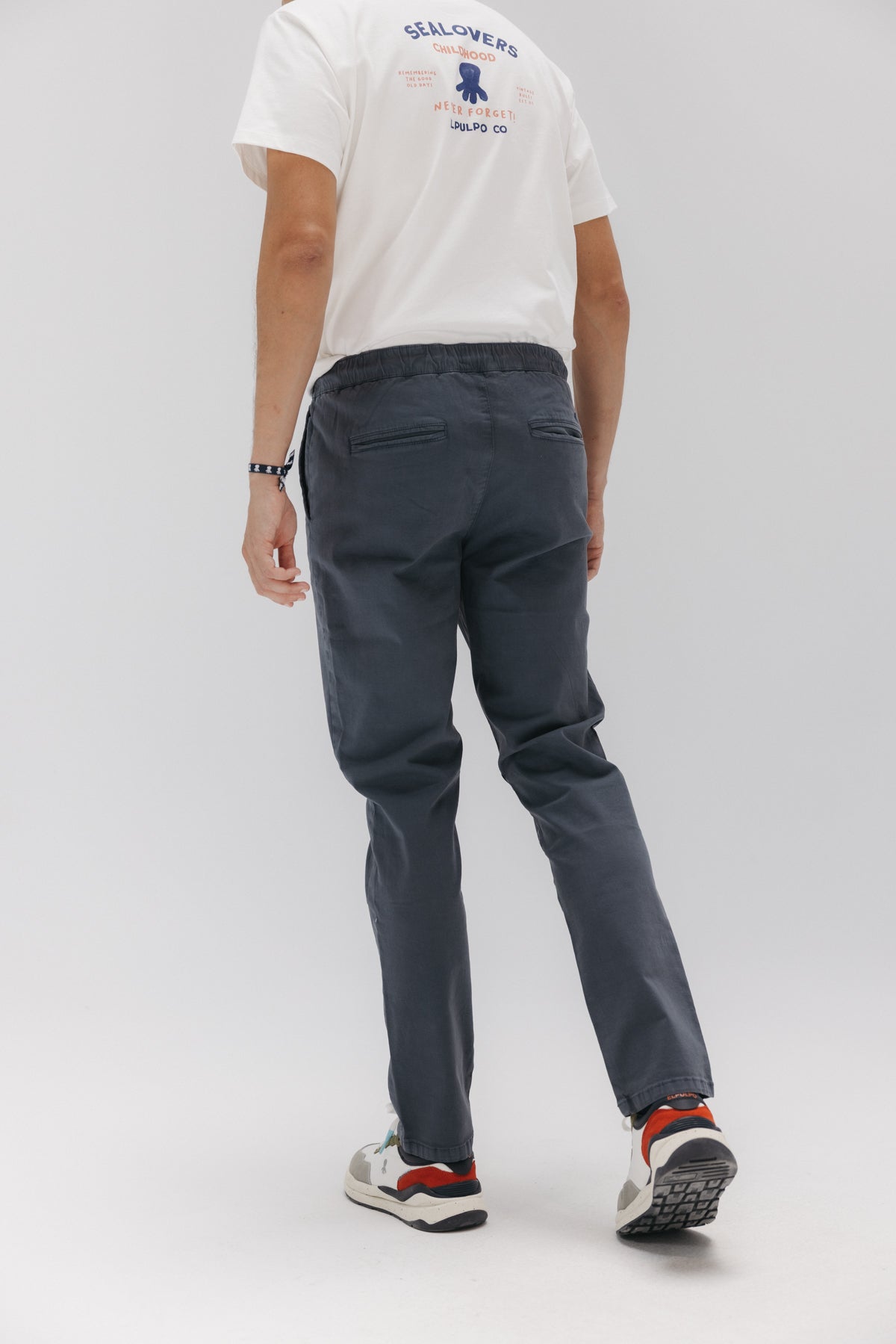 PANTALÓN JOGGER PEACH AZUL MEDIO