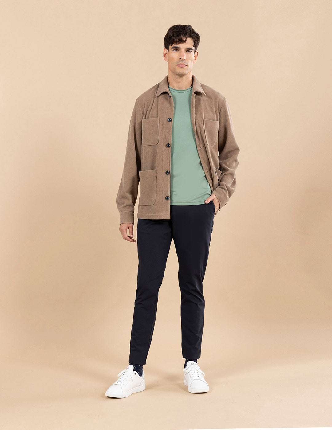 CALÇA ULTRALEVE COM CORDÃO AZUL MARINHO