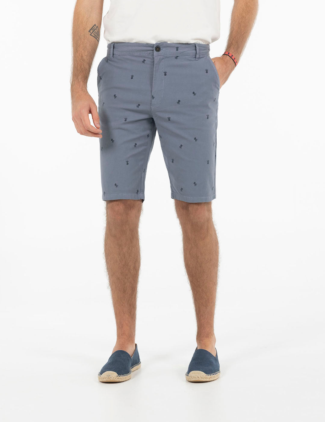 BERMUDA ALL OVER AZUL LAVANDA