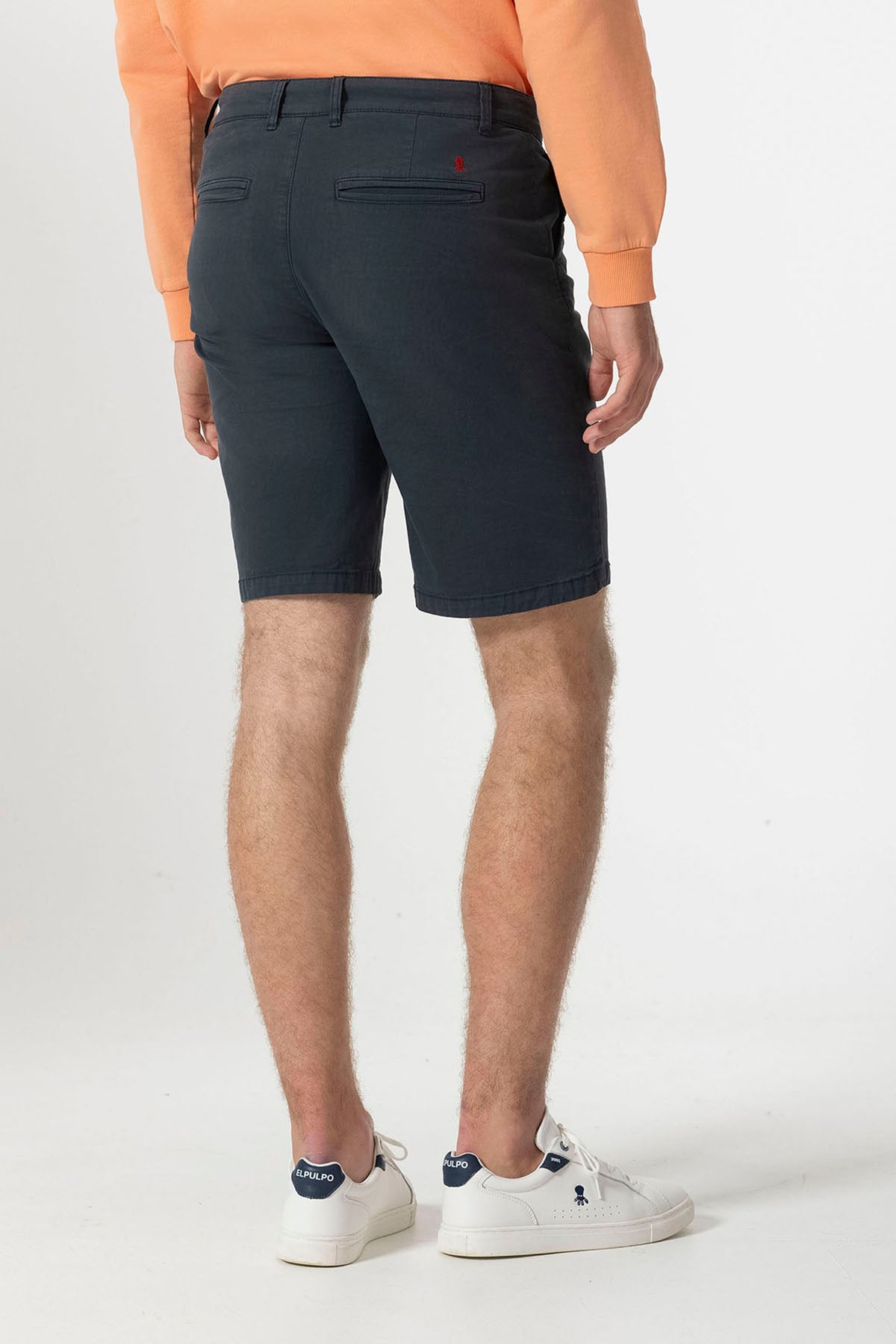 Bermuda chino twill azul marino