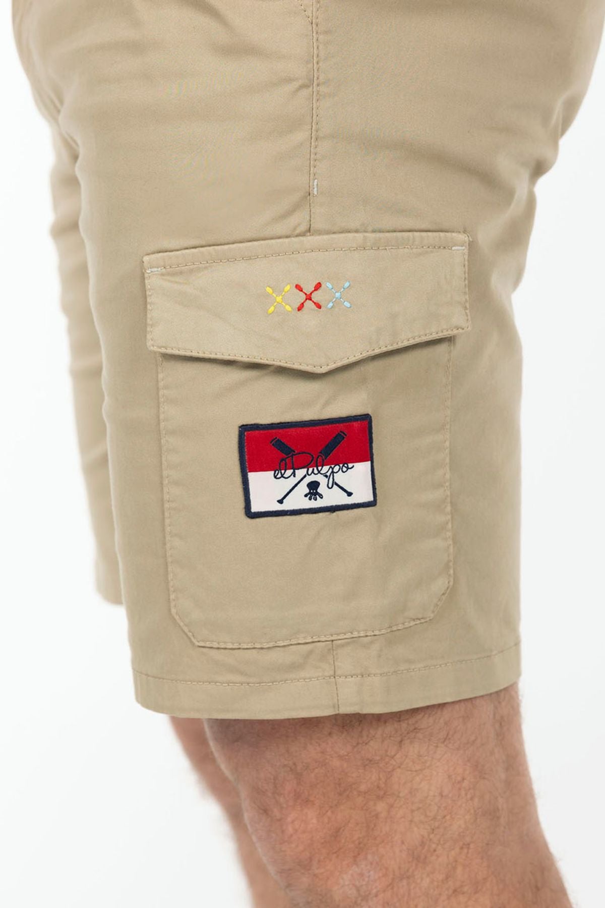 BERMUDA PATCH CARGO BEIGE