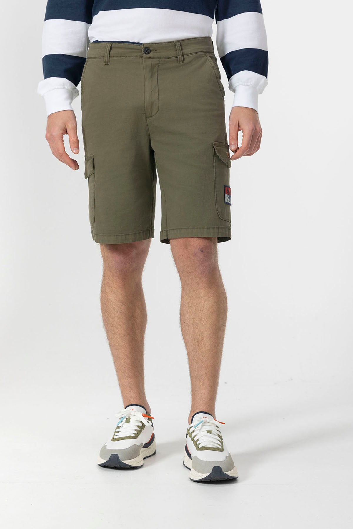 BERMUDA CARGO TWILL VERDE KHAKI