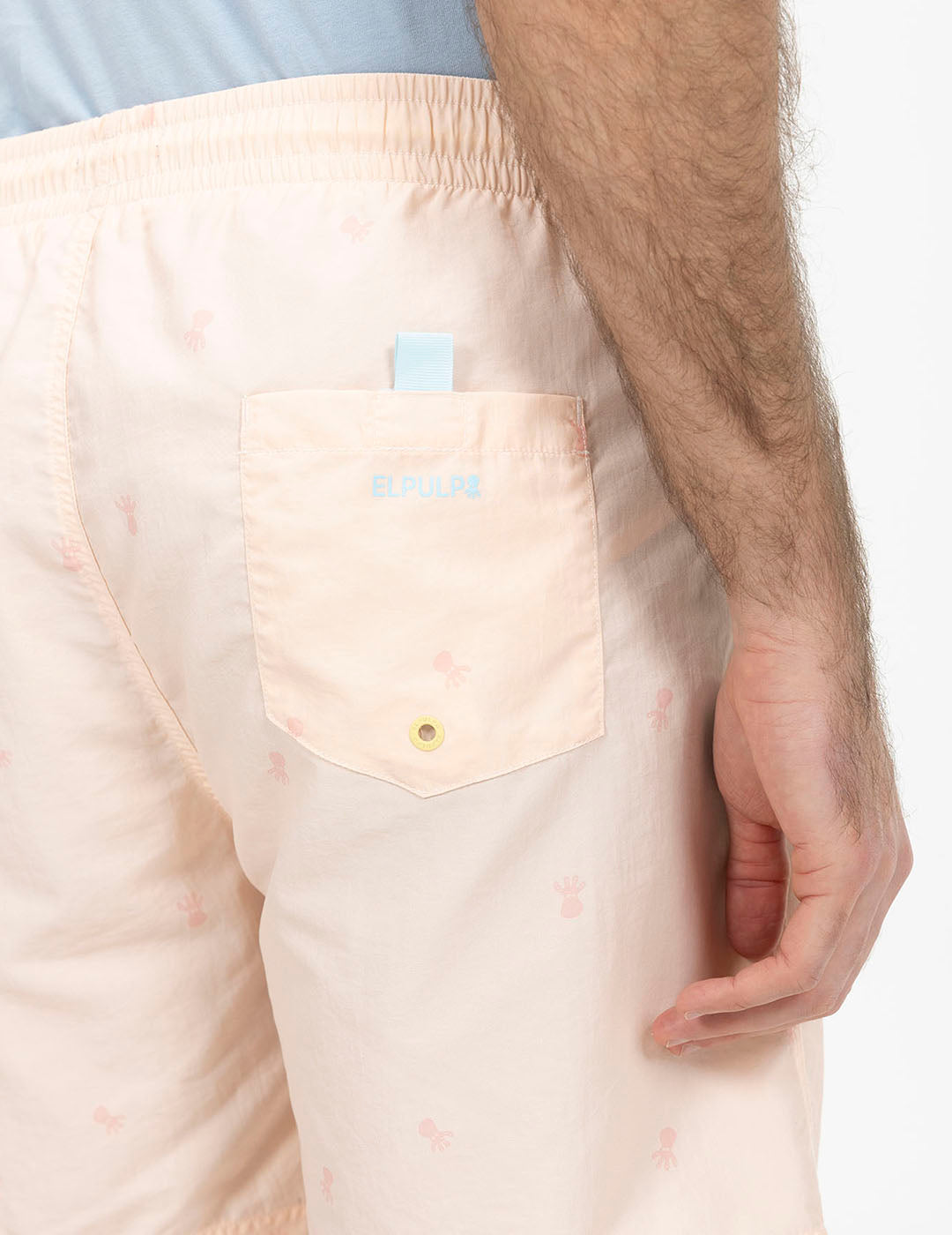 NEW ALL OVER PRINTED WASHED SWIMSUIT BABY PINK