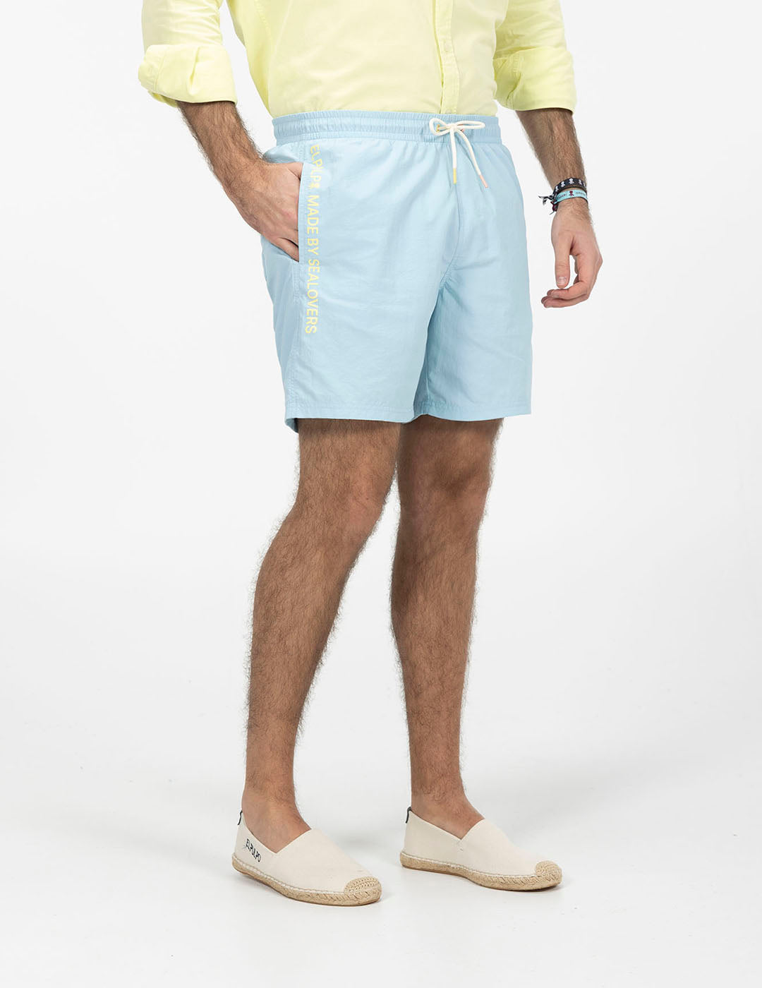 BAÑADOR LAVADO ESTAMPADO SEALOVERS AZUL CELESTE