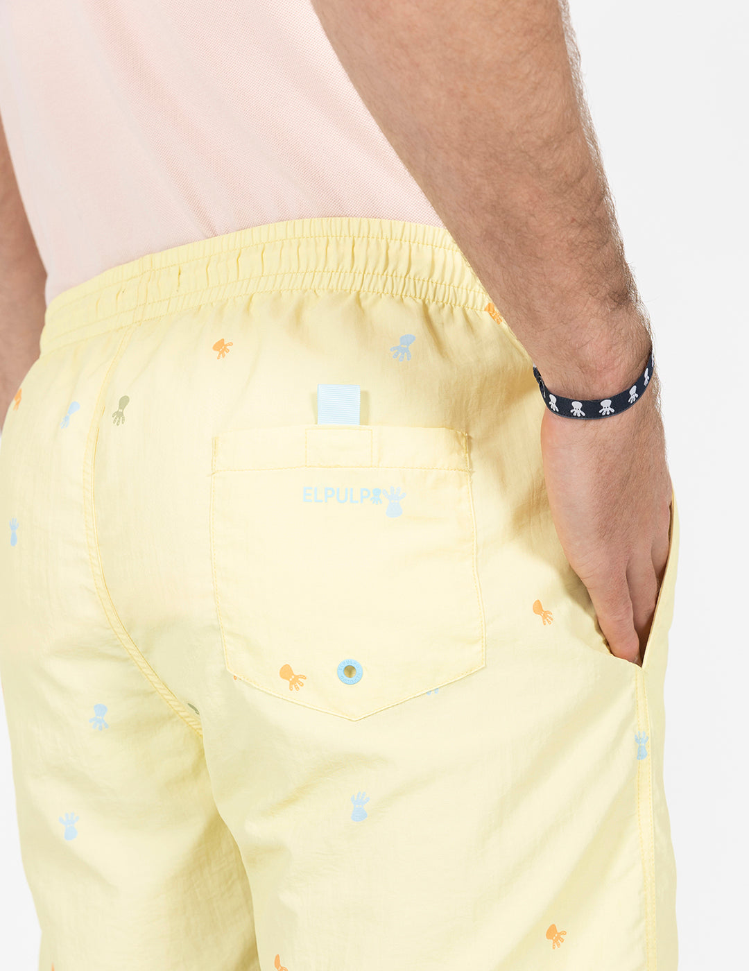 NEW ALL OVER MULTICOLOR YELLOW DELAVÉ PRINTED SWIMSUIT
