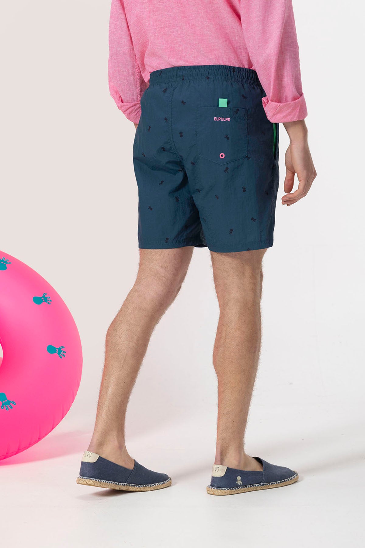 BAÑADOR ALLOVER ELPULPO A TONO AZUL MARINO DELAVÉ