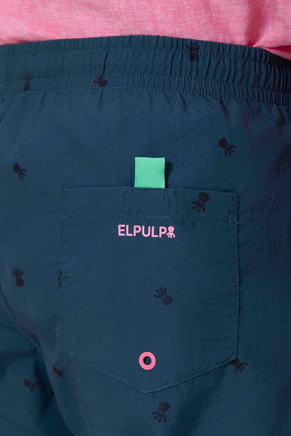 BAÑADOR ALLOVER ELPULPO A TONO AZUL MARINO DELAVÉ