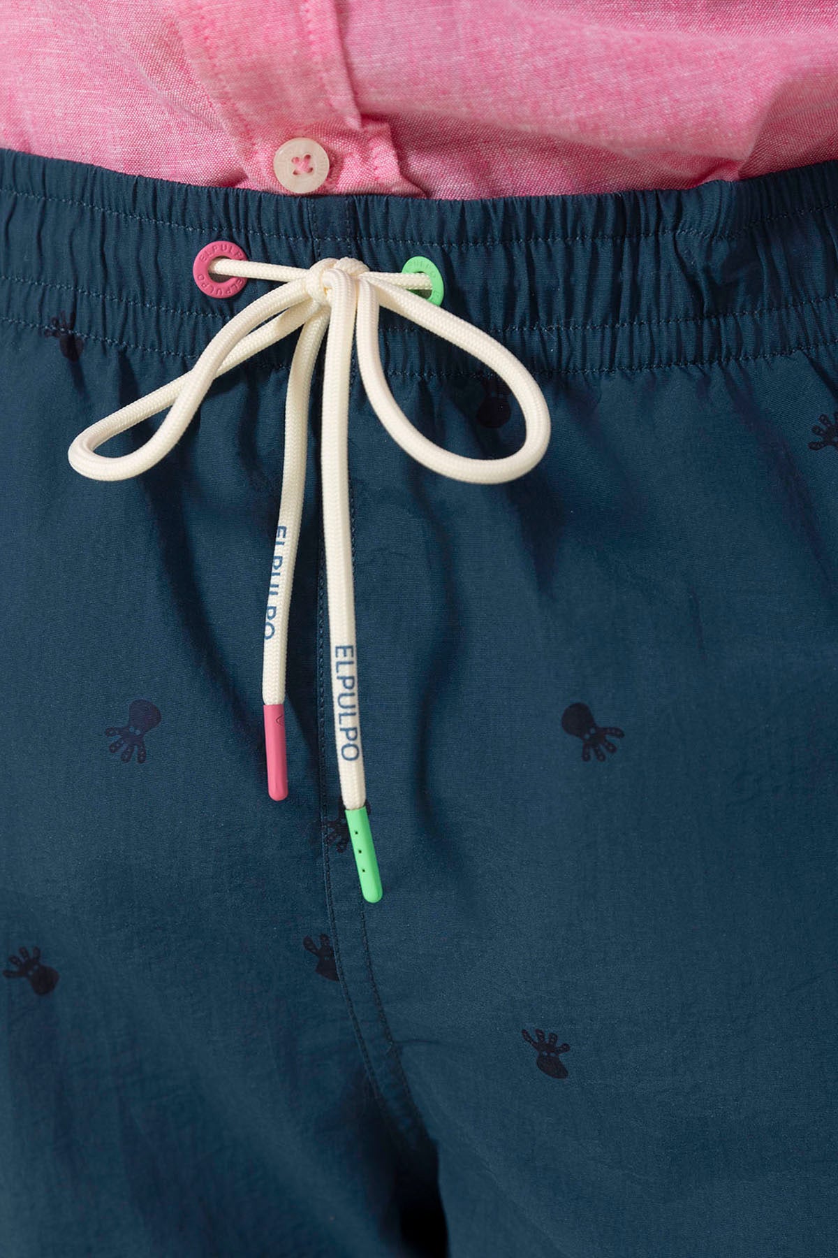 BAÑADOR ALLOVER ELPULPO A TONO AZUL MARINO DELAVÉ