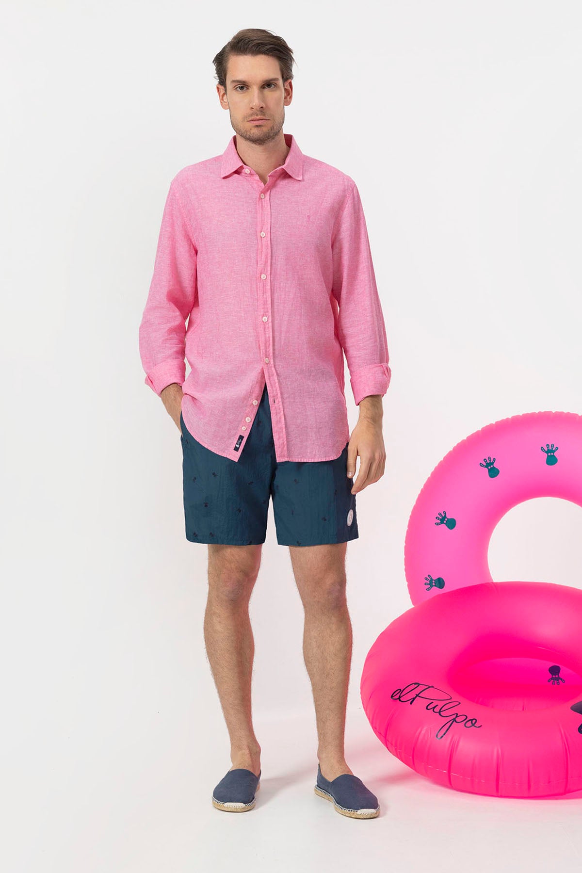 BAÑADOR ALLOVER ELPULPO A TONO AZUL MARINO DELAVÉ