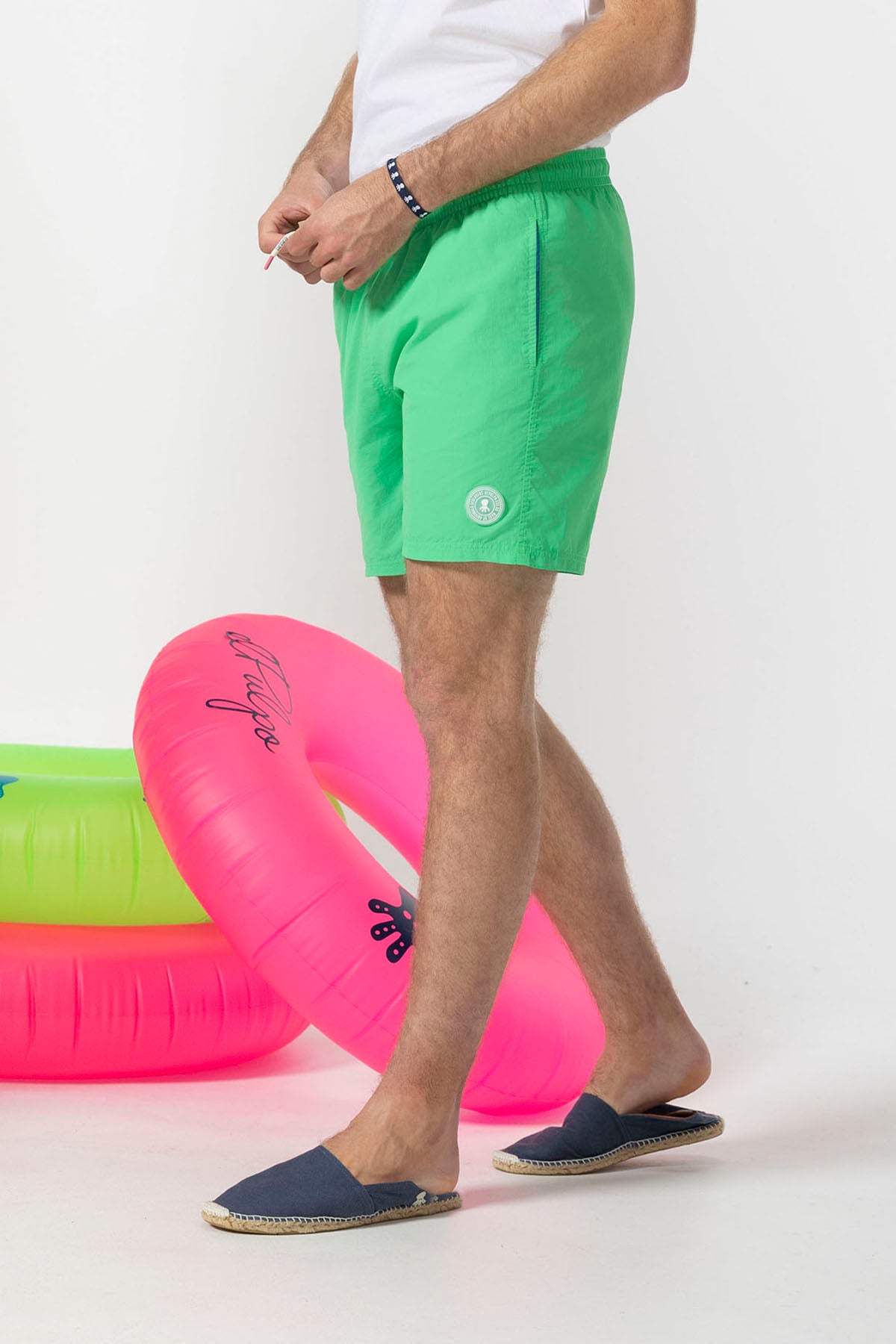 ELPULPO SIDE PRINTED SWIMSUIT PISTACHIO GREEN