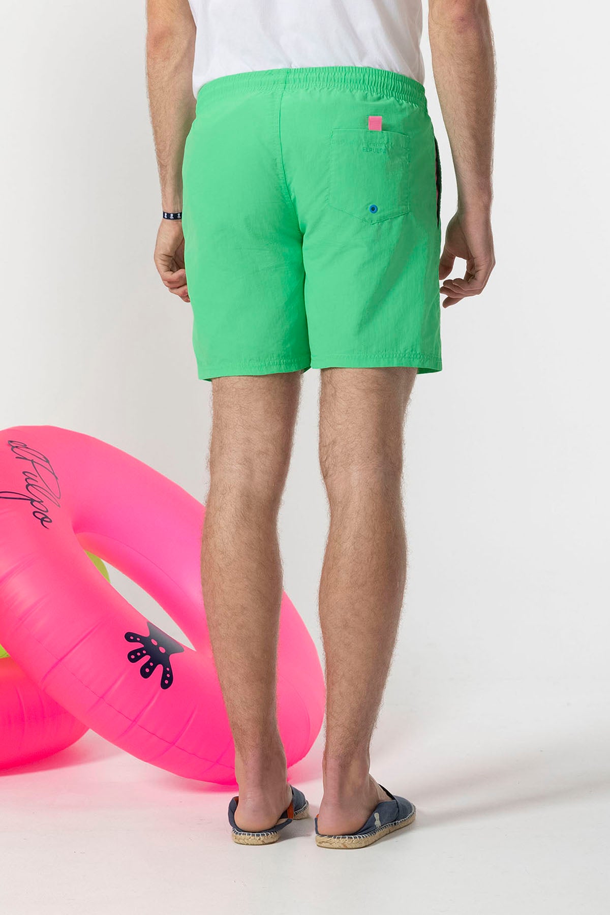 ELPULPO SIDE PRINTED SWIMSUIT PISTACHIO GREEN