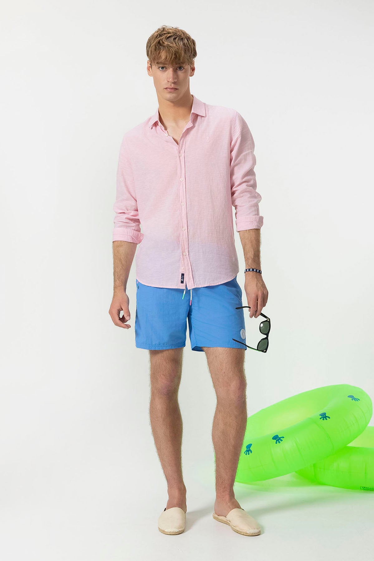 BAÑADOR ESTAMPADO LATERAL ELPULPO AZUL LAVANDA